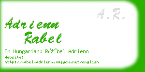 adrienn rabel business card